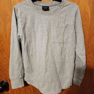 Little Bipsy Gray Pocket Long Sleeve Shirt - Size 9-10
